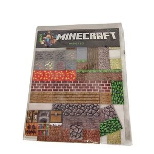 Minecraft Magnet Set 2 Sheets 160 Magnets ThinkGeek‎ 2013 New Sealed